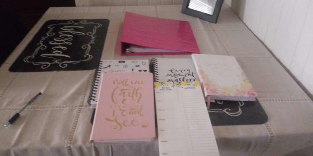 Journals and Planners are being used during a season of preparing the heart before making plans.
